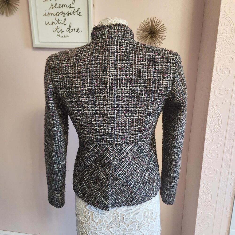 Flawless Classiques Entier Ateliar textured tweed blazer Jacket XS - Picture 3 of 7